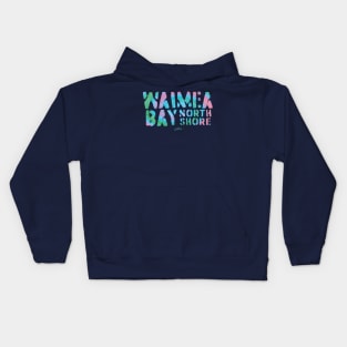 Waimea Bay, North Shore Kids Hoodie